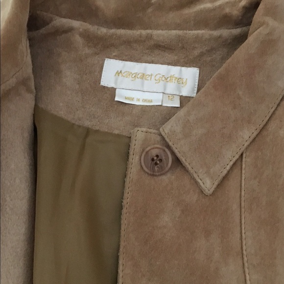 Margaret Godfrey Camel Suede Jacket - Picture 4 of 9